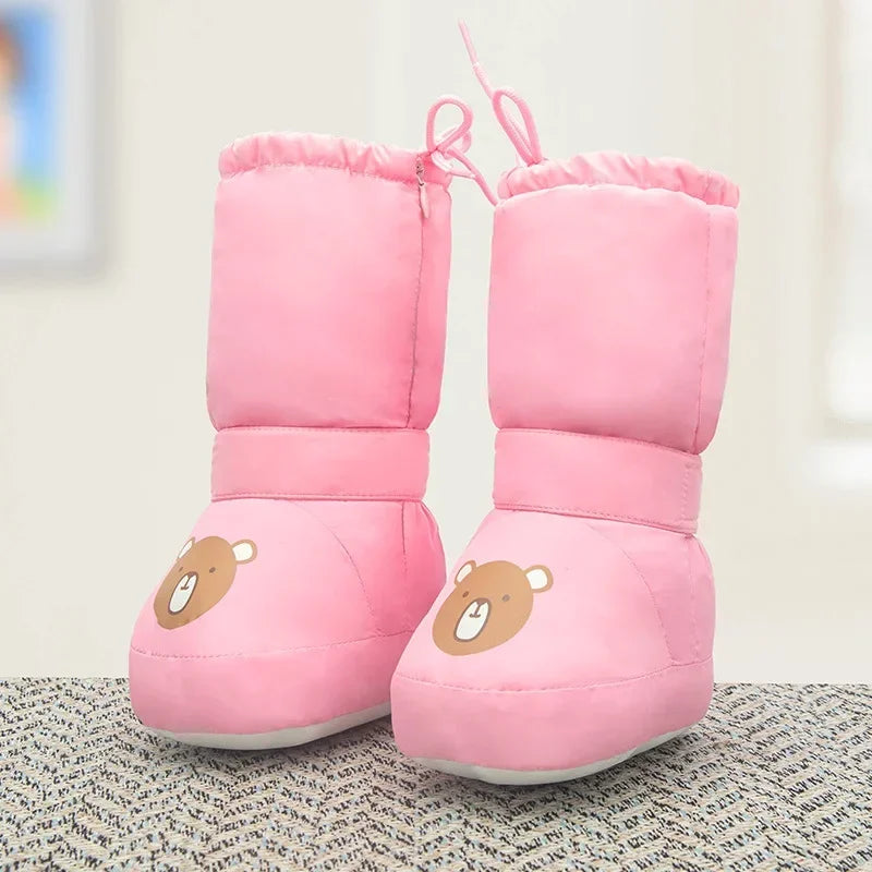 Winter Baby High Top Cotton Shoes 0-1 Year Baby