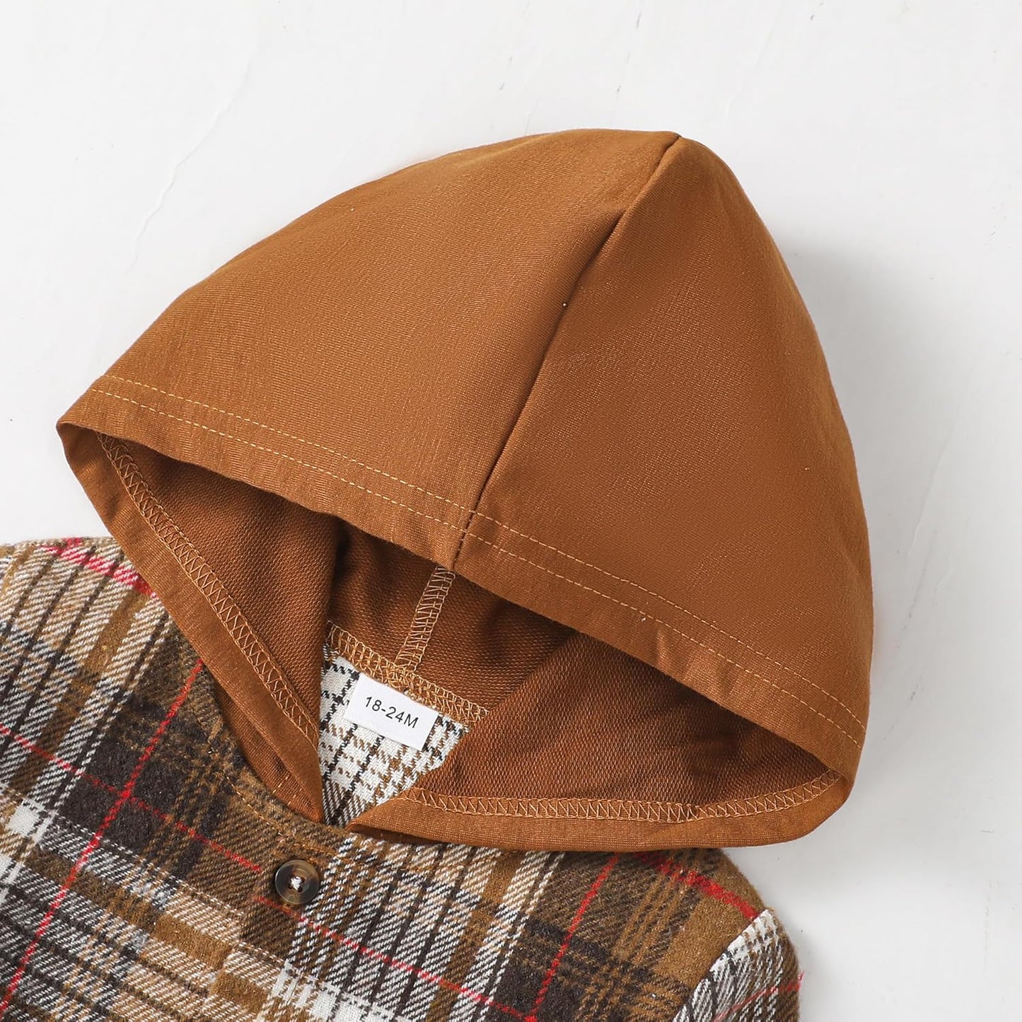 Baby Toddler Boys Long Sleeve Shirt Flannel Buffalo Plaid Shirts Button down Jacket Top Outfit Fall Winter Clothes