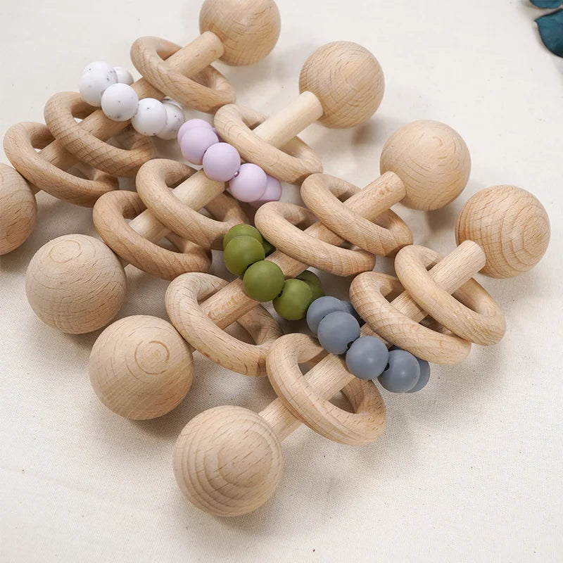 Organic Safe Baby Wooden Teether