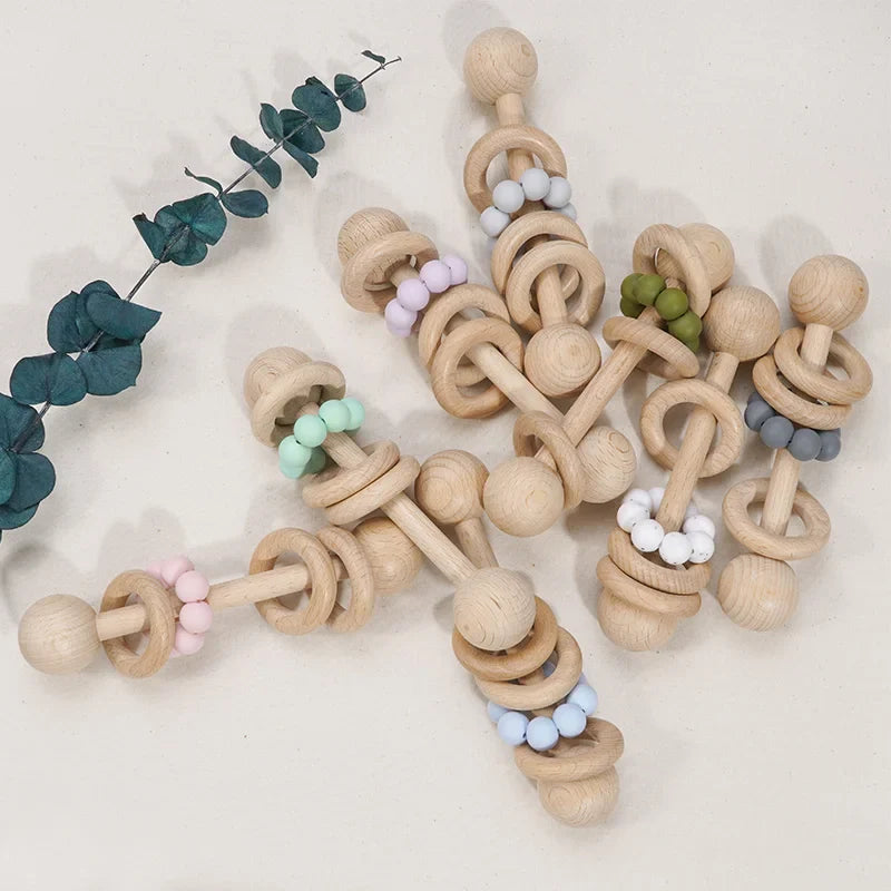 Organic Safe Baby Wooden Teether