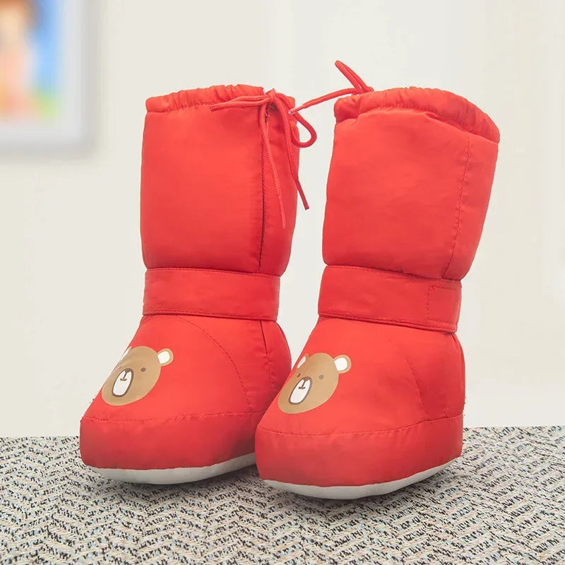Winter Baby High Top Cotton Shoes 0-1 Year Baby