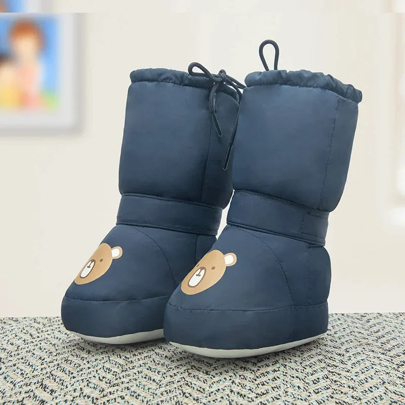 Winter Baby High Top Cotton Shoes 0-1 Year Baby