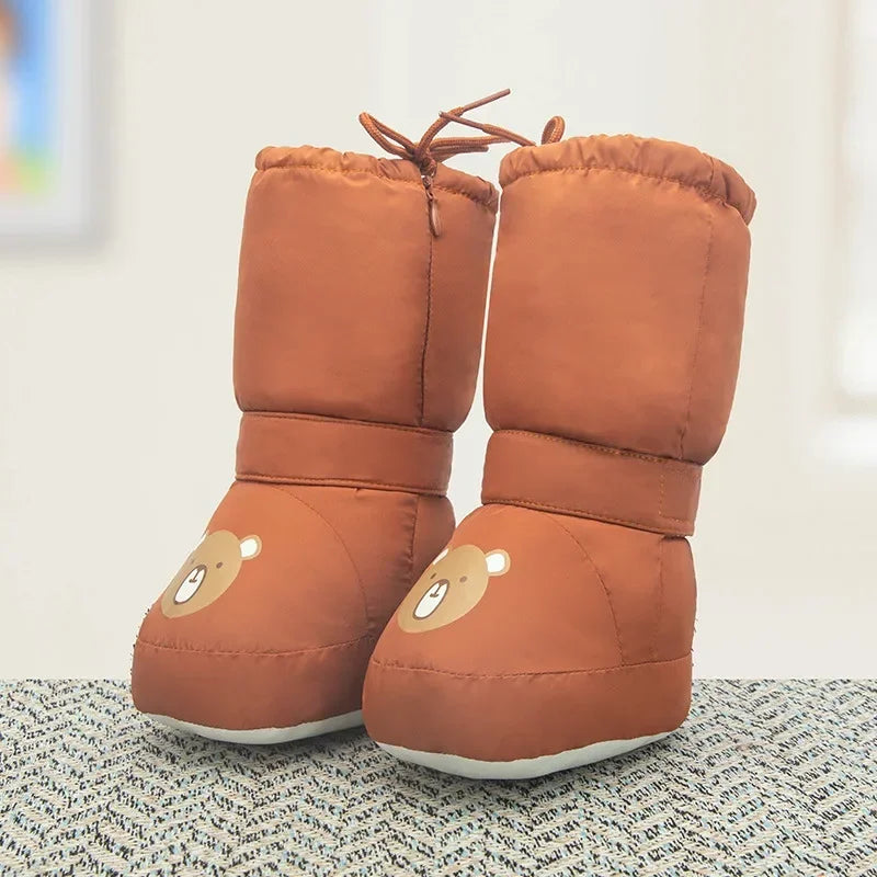 Winter Baby High Top Cotton Shoes 0-1 Year Baby