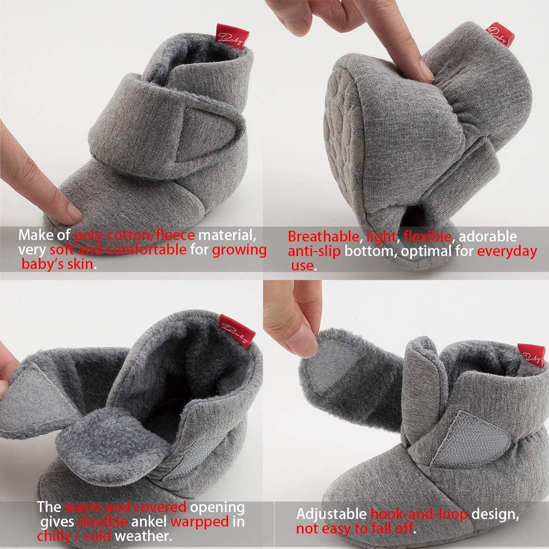 Newborn Baby Cotton Booties