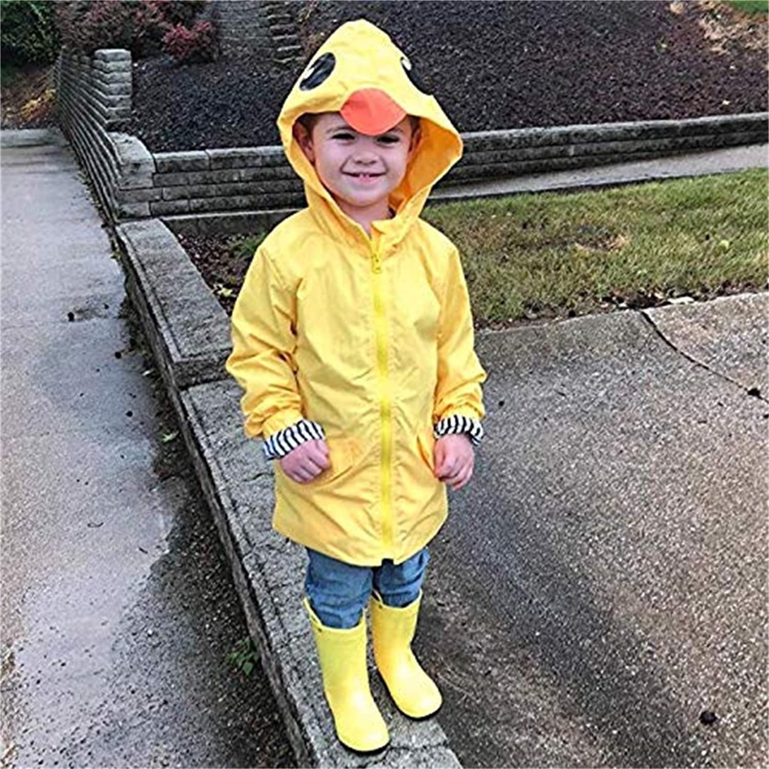 Toddler Baby Boy Girl Duck Rain Jacket