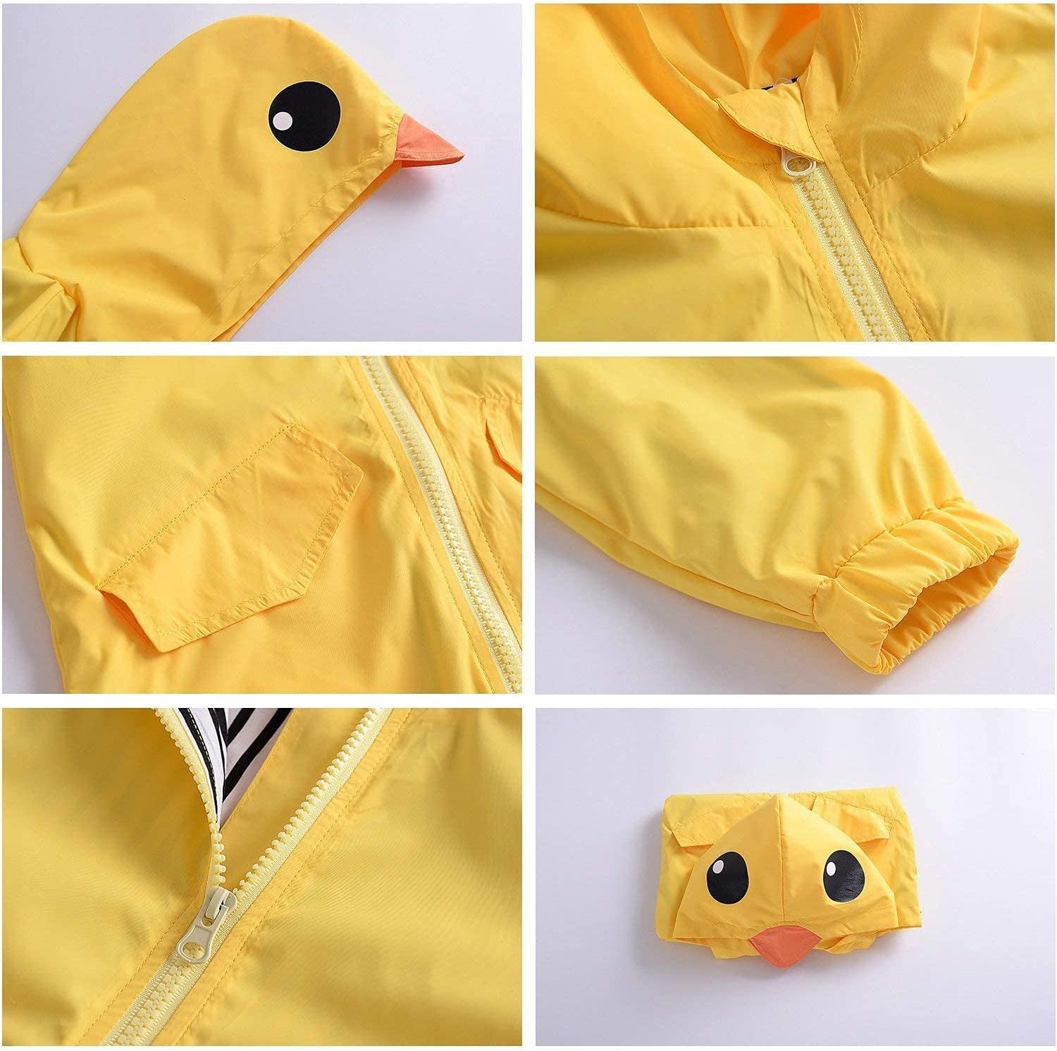 Toddler Baby Boy Girl Duck Rain Jacket