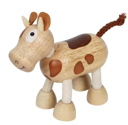 Wooden Cutely Animals Doll