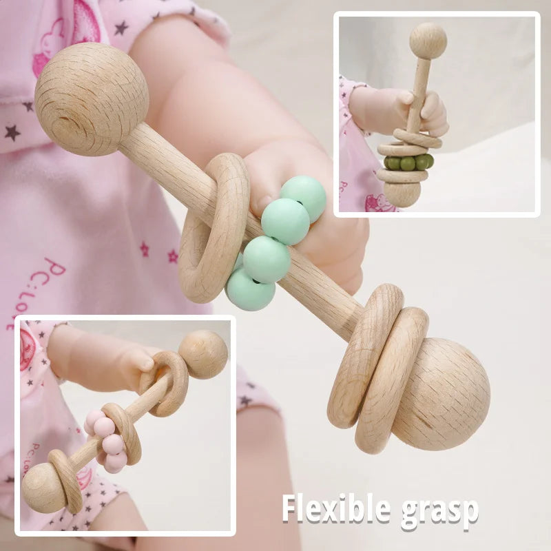 Organic Safe Baby Wooden Teether