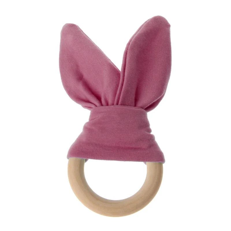 Cute Cotton Rabbit Ears Baby Teether