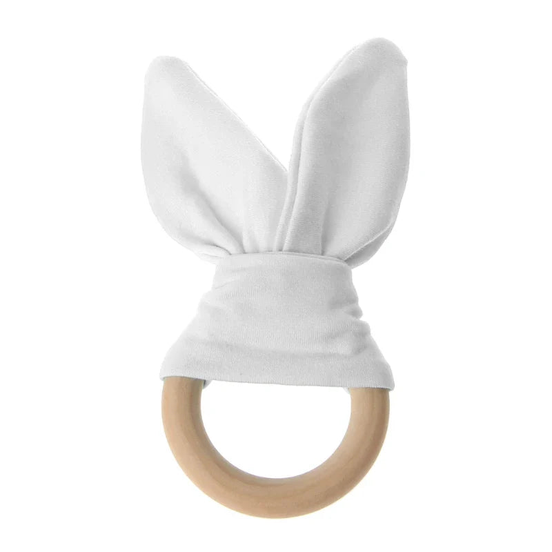 Cute Cotton Rabbit Ears Baby Teether