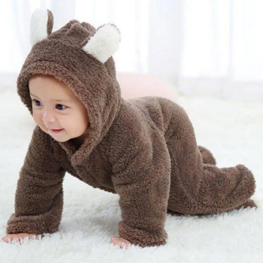 Winter Baby Clothes Cute Cartoon Bear