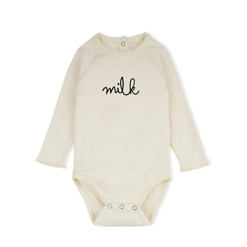 Newborn Baby Rompers Long Sleeve Organic