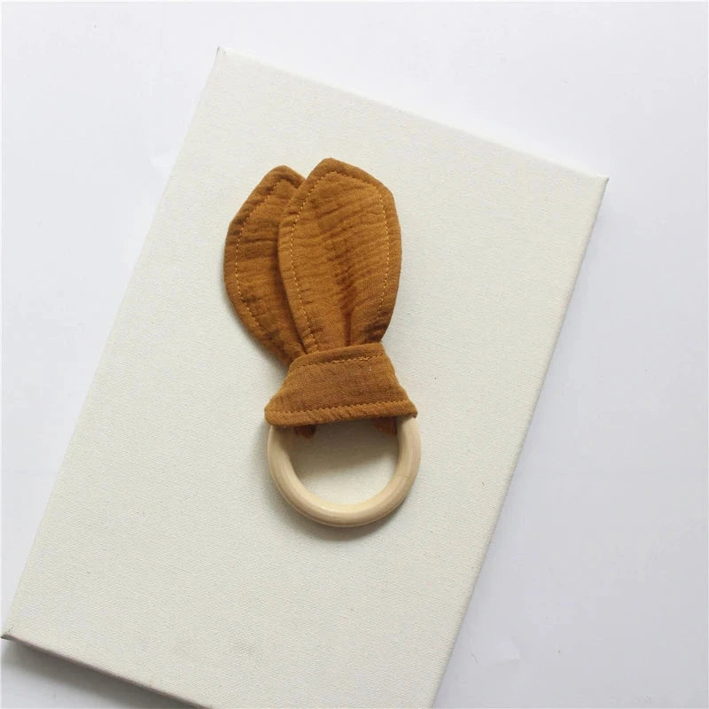 Cute Cotton Rabbit Ears Baby Teether
