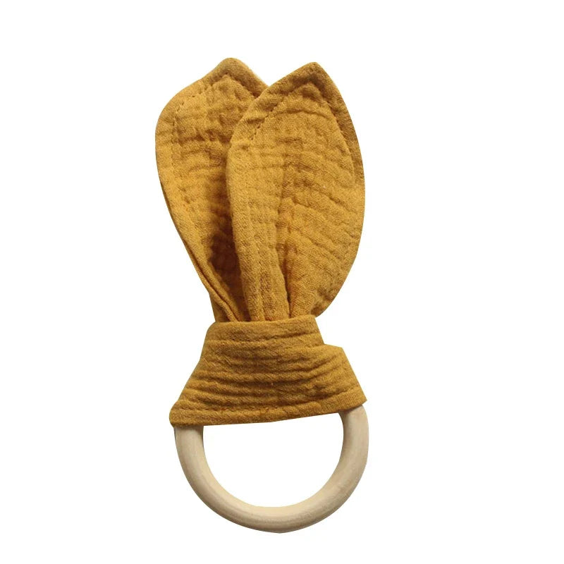 Cute Cotton Rabbit Ears Baby Teether