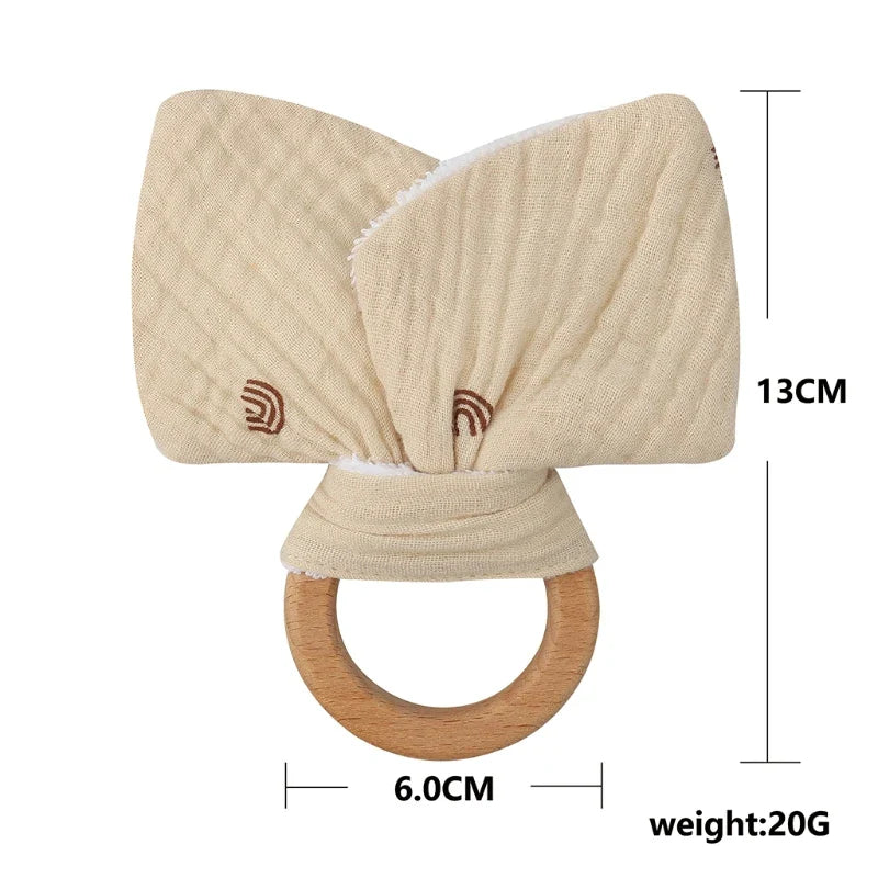 Cute Cotton Rabbit Ears Baby Teether