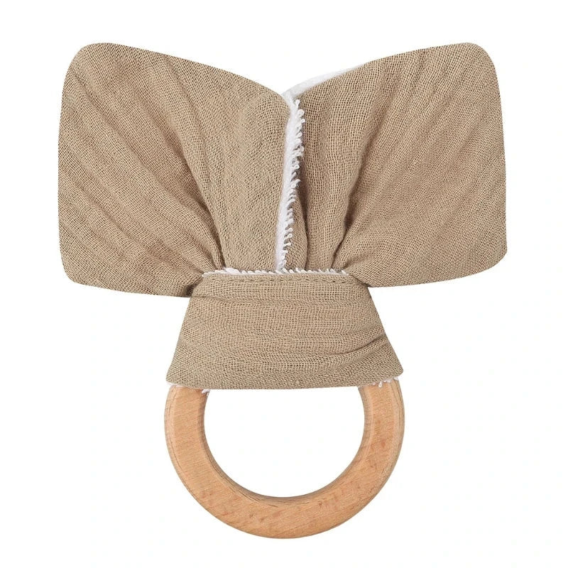 Cute Cotton Rabbit Ears Baby Teether