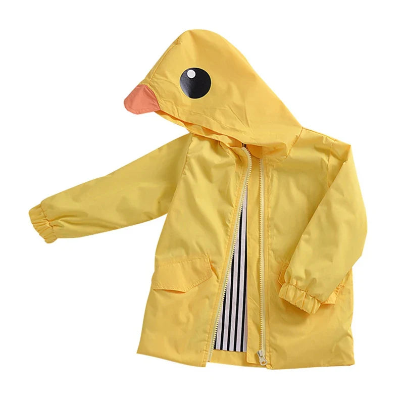 Toddler Baby Boy Girl Duck Rain Jacket