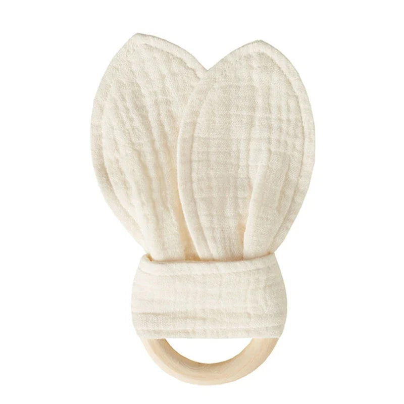 Cute Cotton Rabbit Ears Baby Teether
