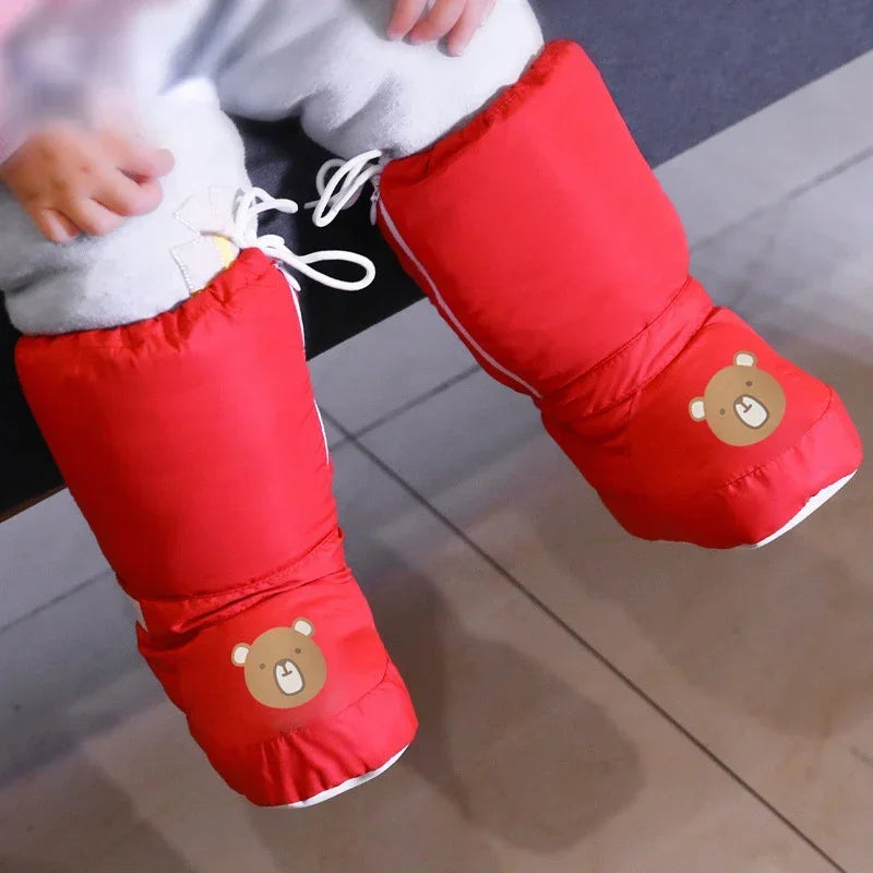Winter Baby High Top Cotton Shoes 0-1 Year Baby