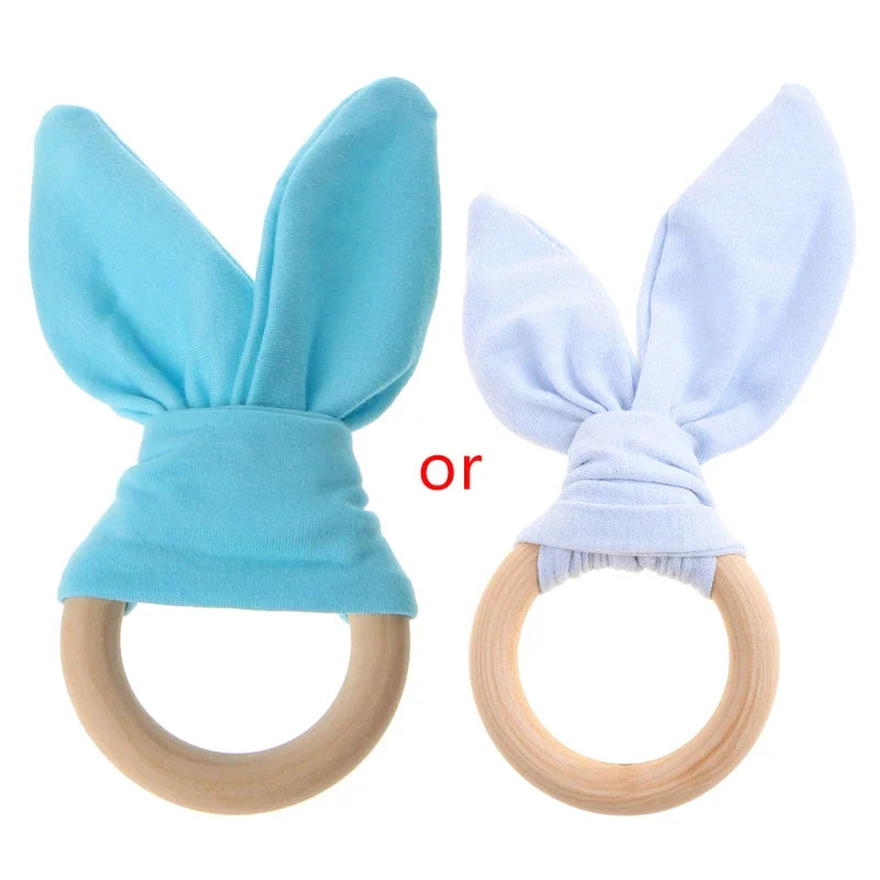 Cute Cotton Rabbit Ears Baby Teether