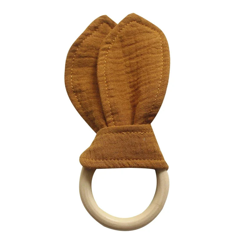 Cute Cotton Rabbit Ears Baby Teether