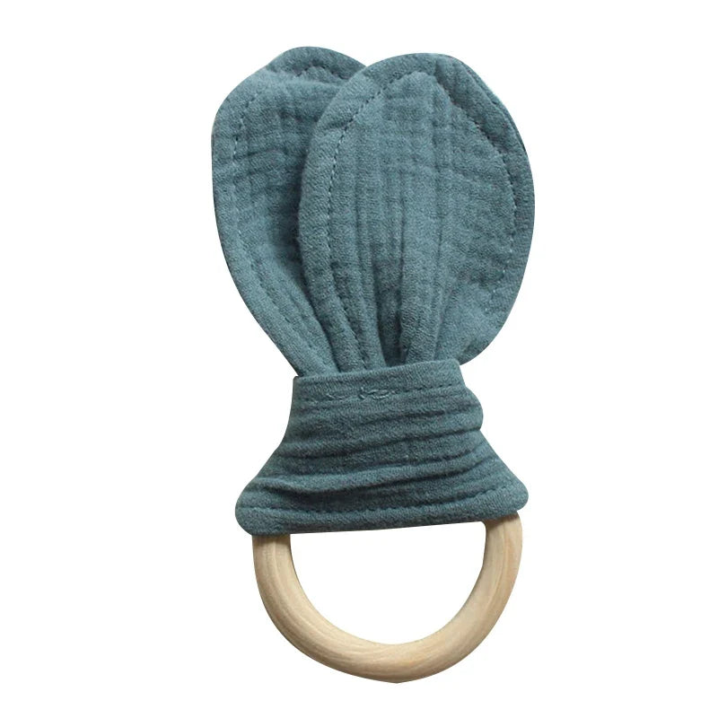 Cute Cotton Rabbit Ears Baby Teether