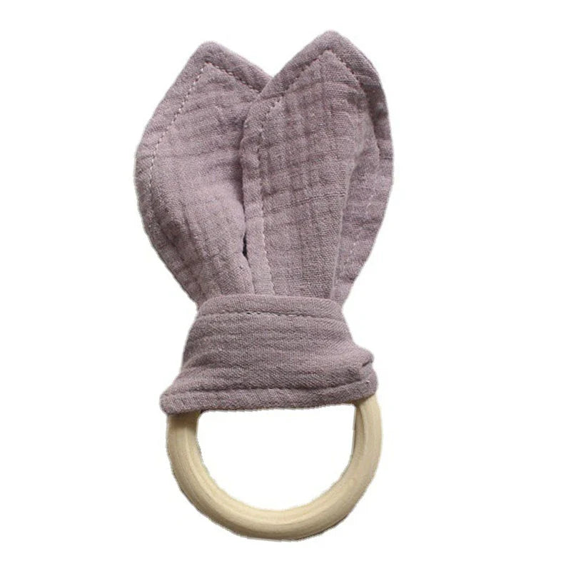 Cute Cotton Rabbit Ears Baby Teether