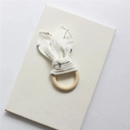 Cute Cotton Rabbit Ears Baby Teether