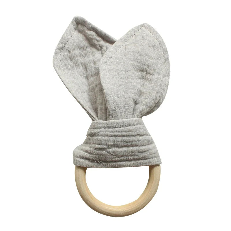 Cute Cotton Rabbit Ears Baby Teether