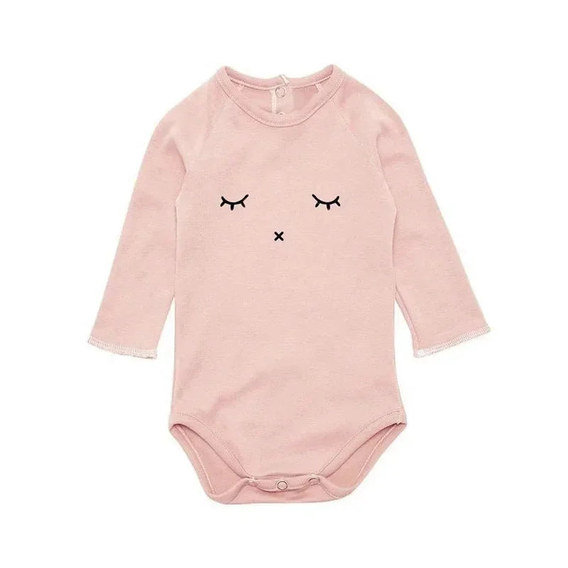 Newborn Baby Rompers Long Sleeve Organic