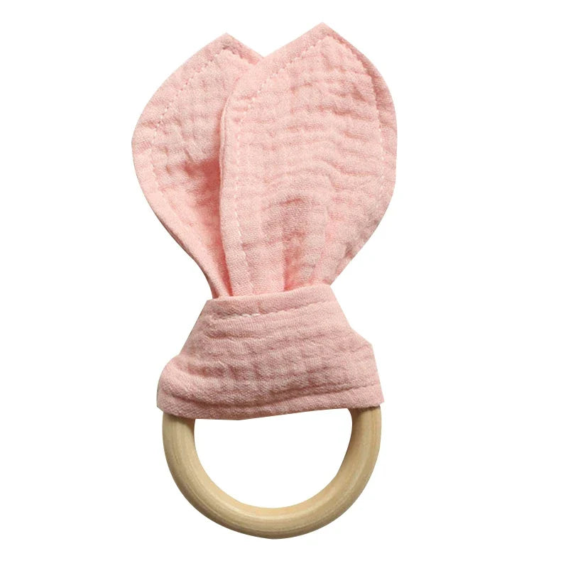 Cute Cotton Rabbit Ears Baby Teether