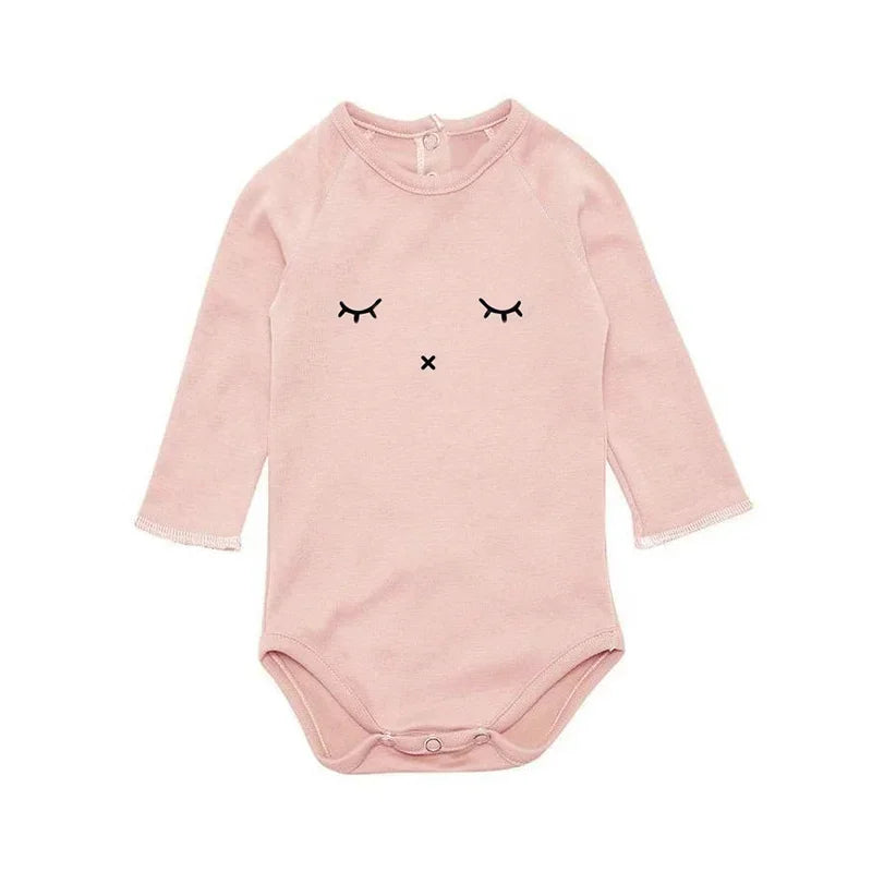 Newborn Baby Rompers Long Sleeve Organic