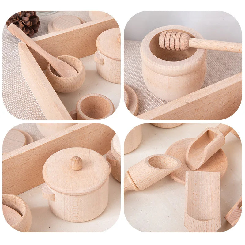 Montessori Sensory Enlighten Puzzle Toys Set