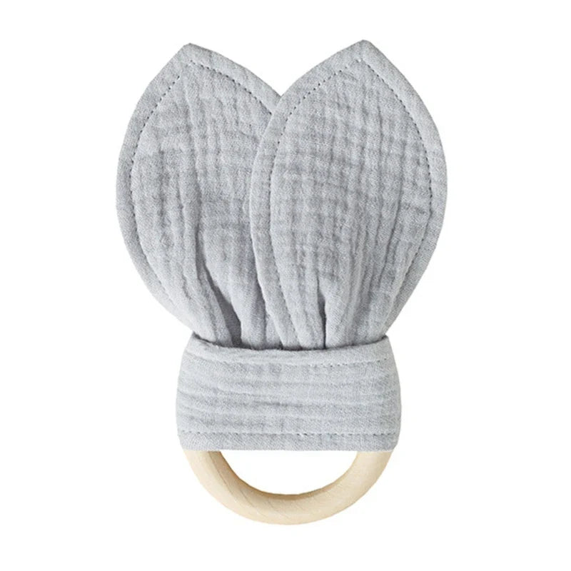 Cute Cotton Rabbit Ears Baby Teether