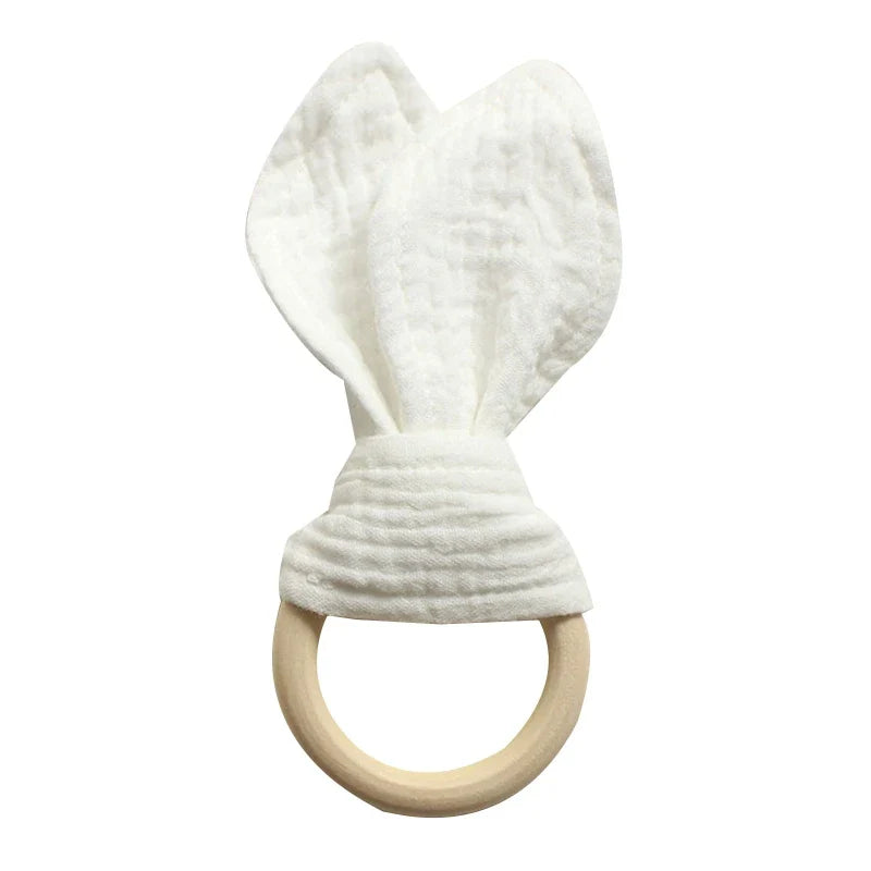Cute Cotton Rabbit Ears Baby Teether