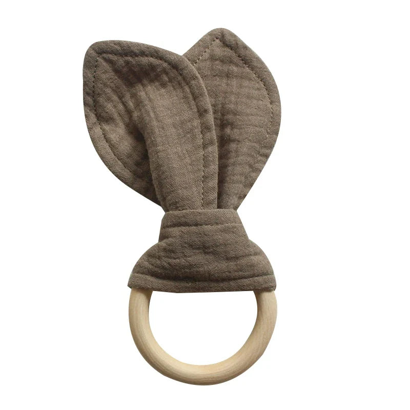 Cute Cotton Rabbit Ears Baby Teether