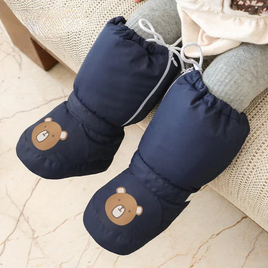 Winter Baby High Top Cotton Shoes 0-1 Year Baby