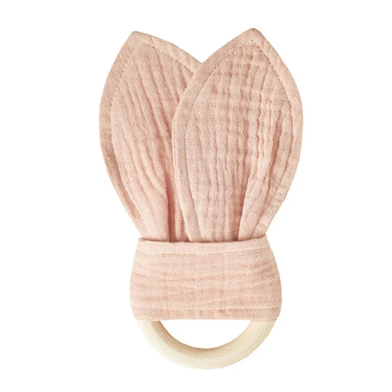 Cute Cotton Rabbit Ears Baby Teether