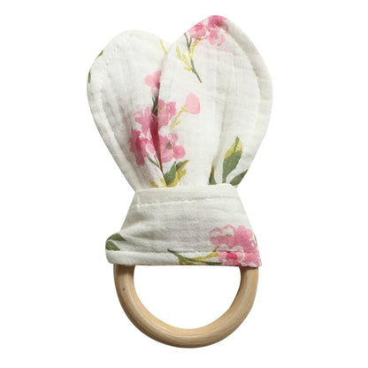 Cute Cotton Rabbit Ears Baby Teether