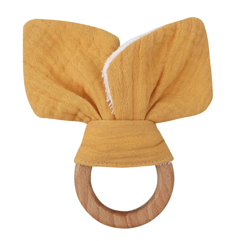Cute Cotton Rabbit Ears Baby Teether