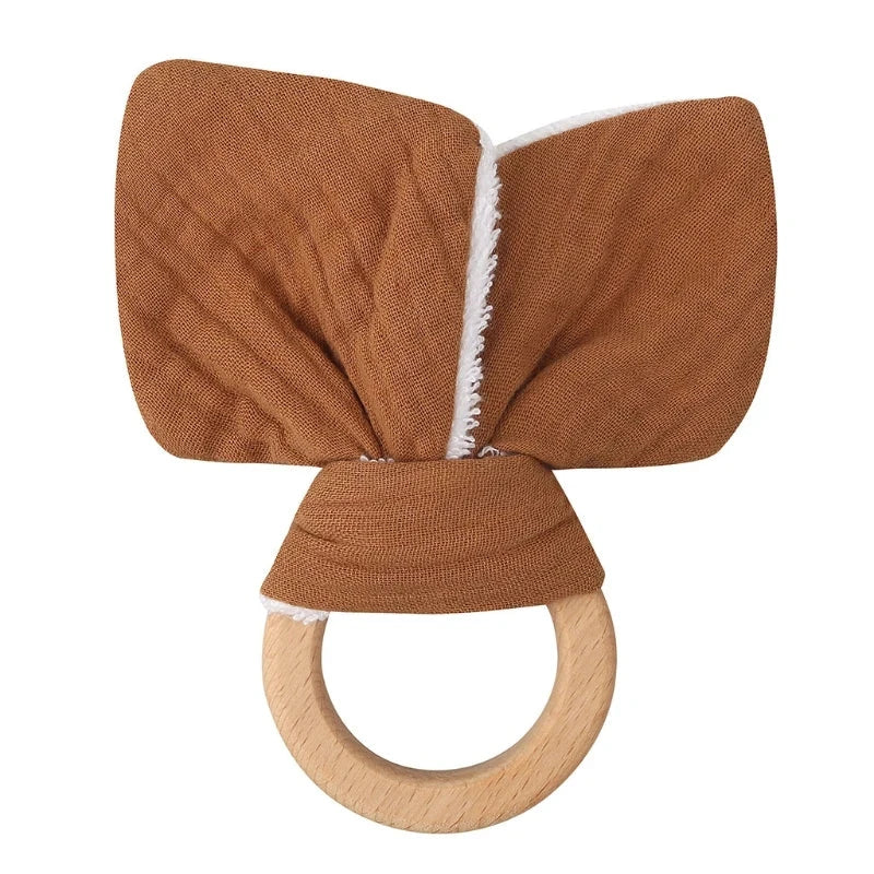 Cute Cotton Rabbit Ears Baby Teether