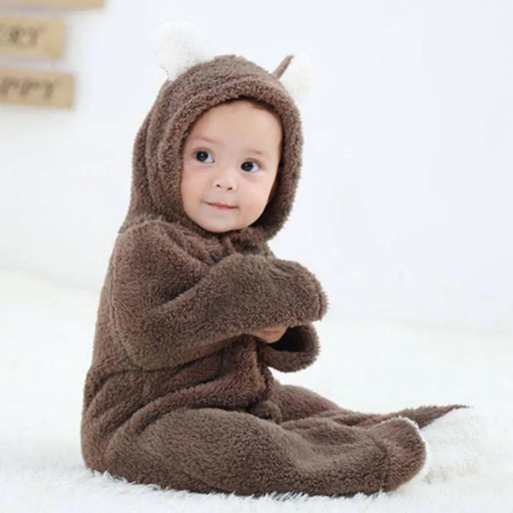 Winter Baby Clothes Cute Cartoon Bear