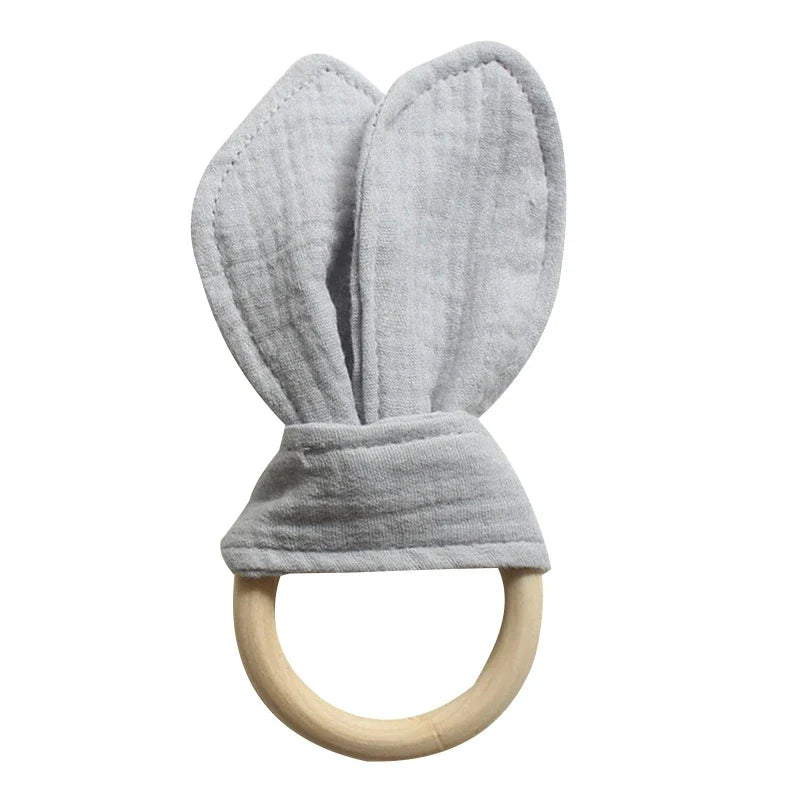 Cute Cotton Rabbit Ears Baby Teether