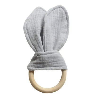 Cute Cotton Rabbit Ears Baby Teether