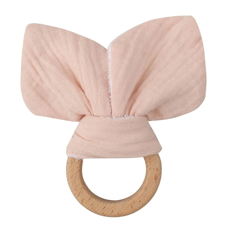 Cute Cotton Rabbit Ears Baby Teether