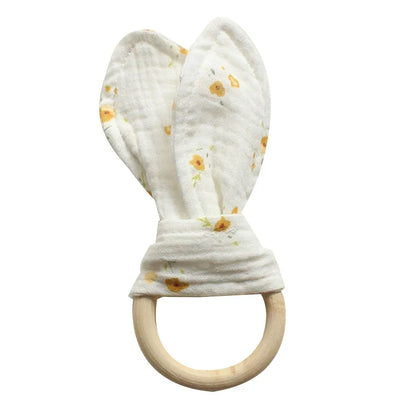 Cute Cotton Rabbit Ears Baby Teether