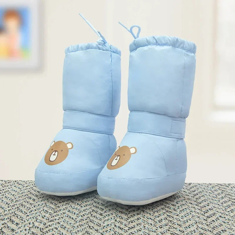 Winter Baby High Top Cotton Shoes 0-1 Year Baby