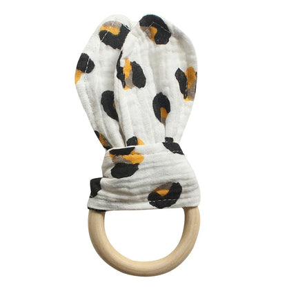 Cute Cotton Rabbit Ears Baby Teether