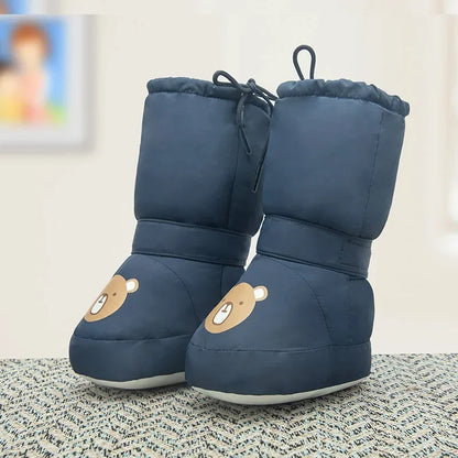 Winter Baby High Top Cotton Shoes 0-1 Year Baby
