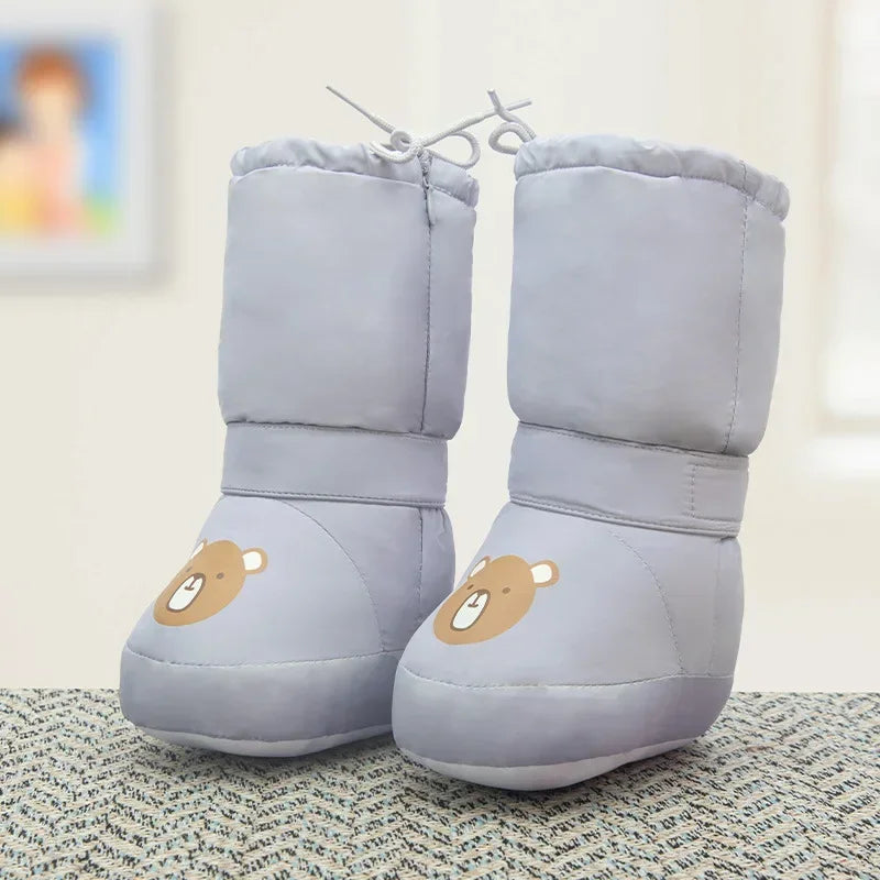 Winter Baby High Top Cotton Shoes 0-1 Year Baby